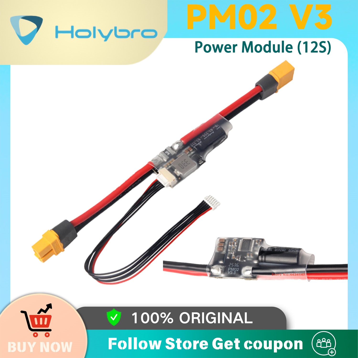 Holybro PM02D Power Module 2S- - огляд і ціна Drone Kit Hexacopter