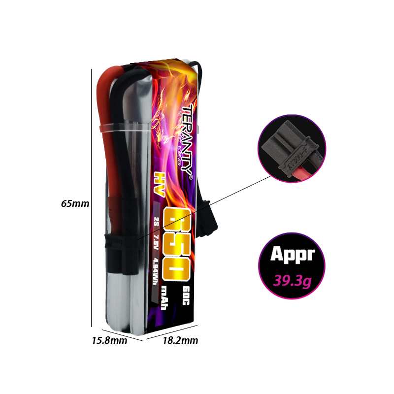 2/4/6/10PCS TERANTY 650mAh 2S  - огляд і ціна Drone Kit Racing