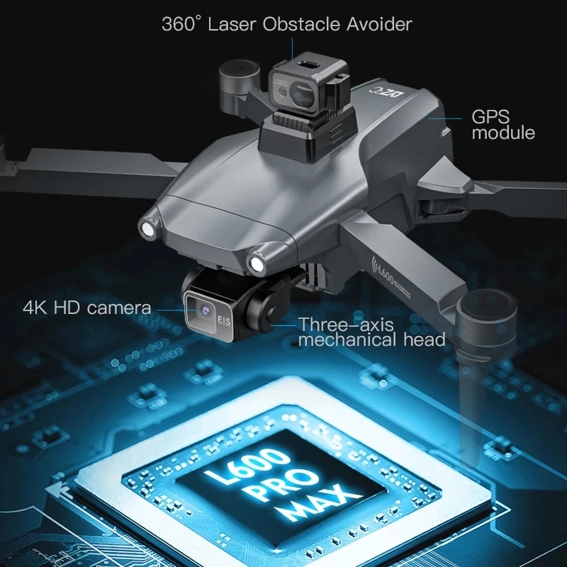 L600 PRO MAX GPS Drone Profess - огляд і ціна Drone Kit Professional